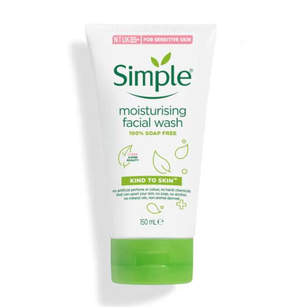Simple-Moisturising-Facial-Wash-150ml.jpg Simple moisturising facewash - Image 1
